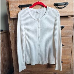 Barefoot Dreams CozyChic Ultra Lite White Cardigan